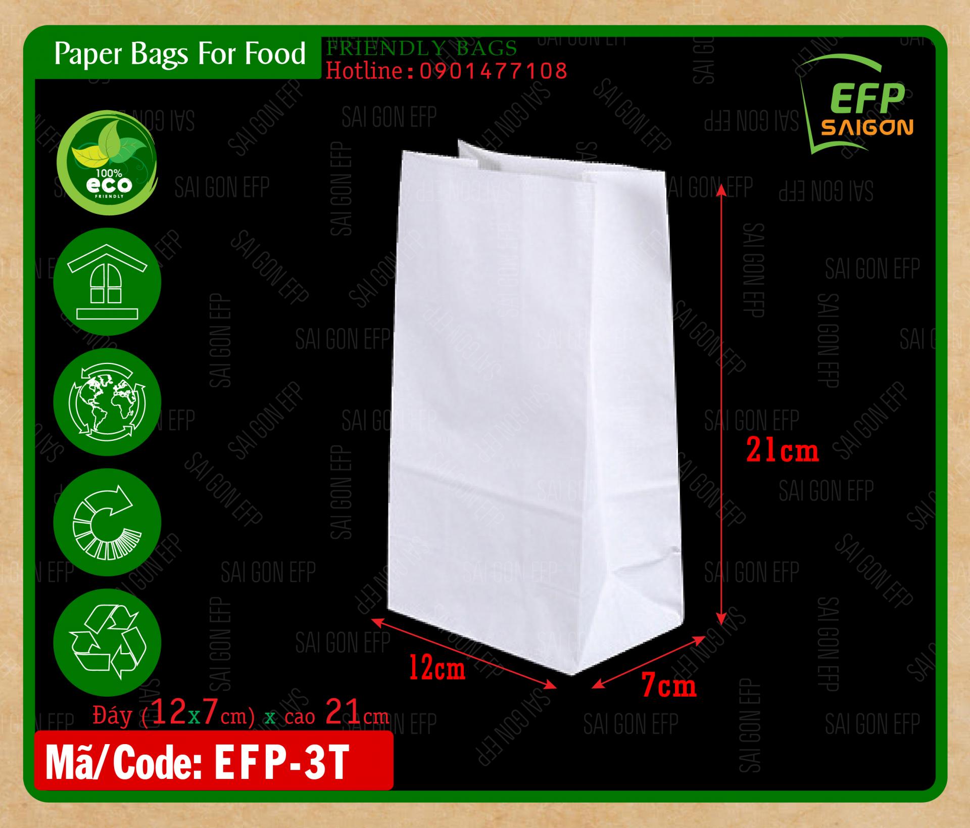 Túi giấy đựng gà rán